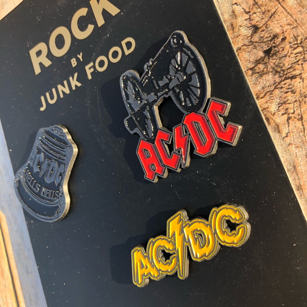 ♥️AC⚡️DC Enamel Pin Set♥️